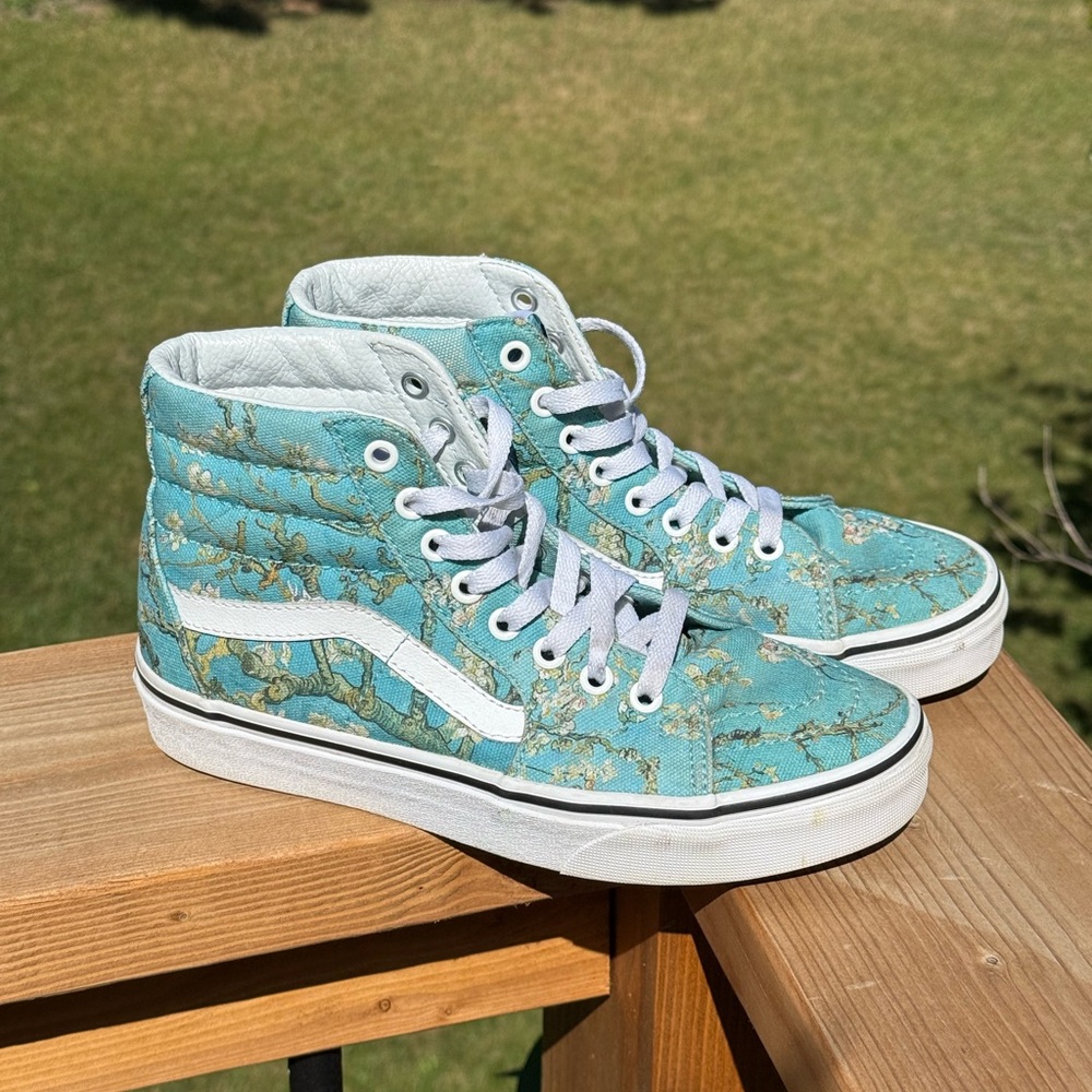 Limited Edition Van Gogh Almond Blossom Sk8-hi Van